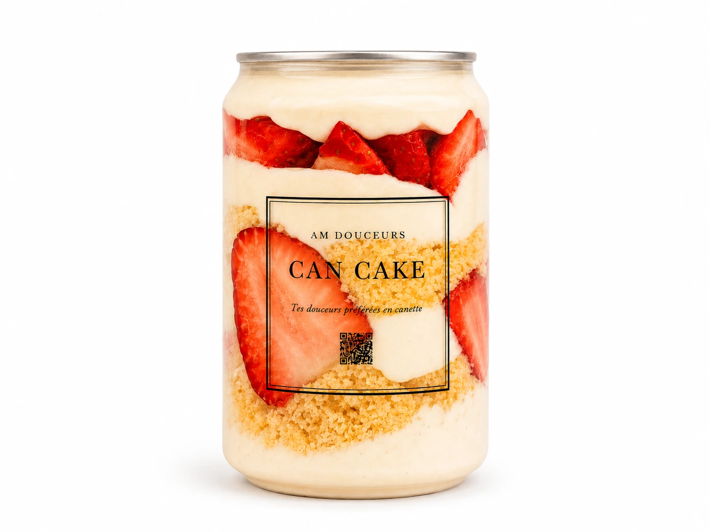 Can cake Fraise